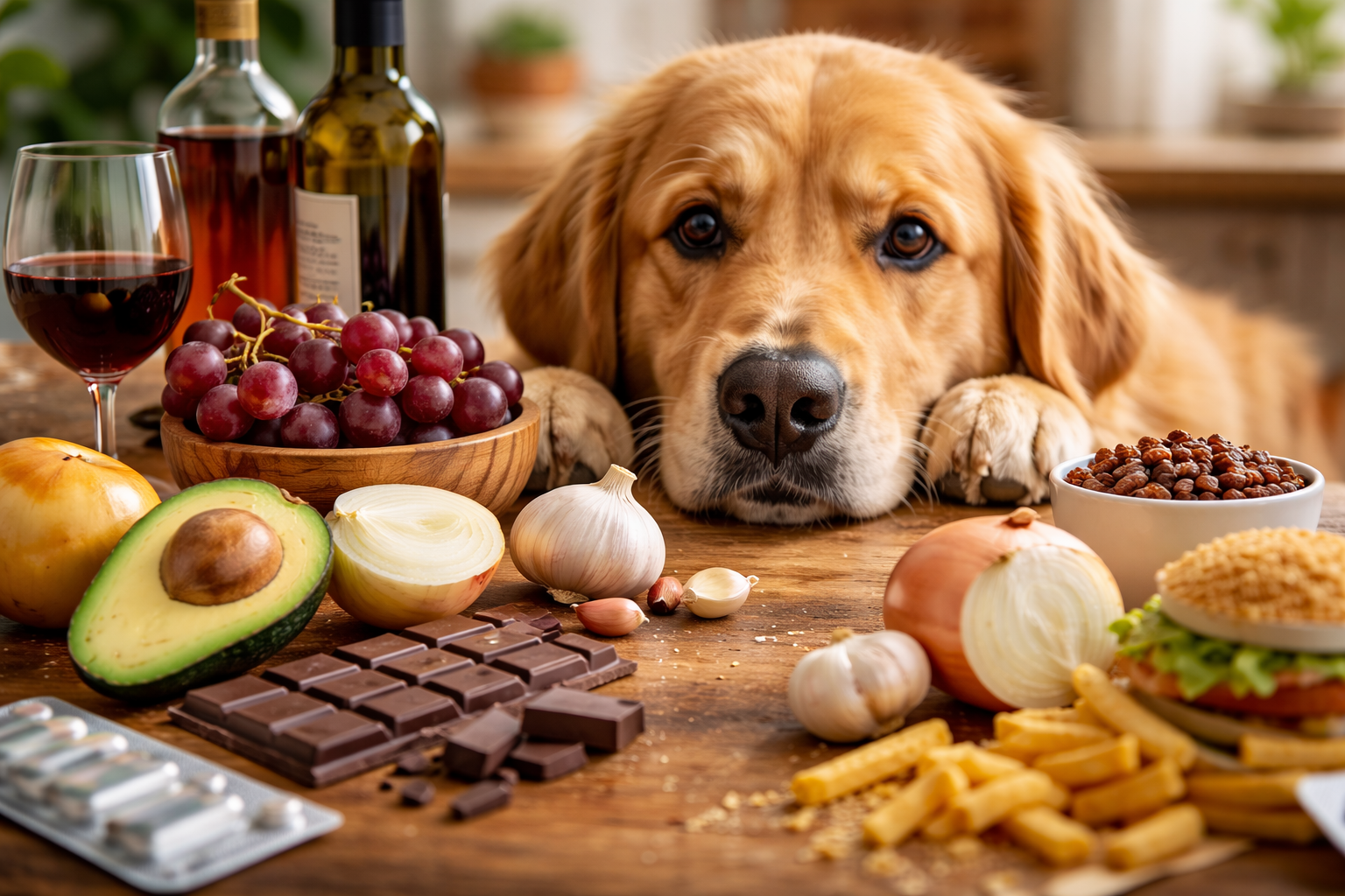 Guia: Alimentos tóxicos para los perros